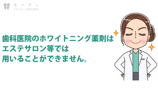 912 | ルーチェマウスピース矯正歯科 エステと歯科医院と自宅のホワイトニングの違い:選ぶべき最適なのはどれ