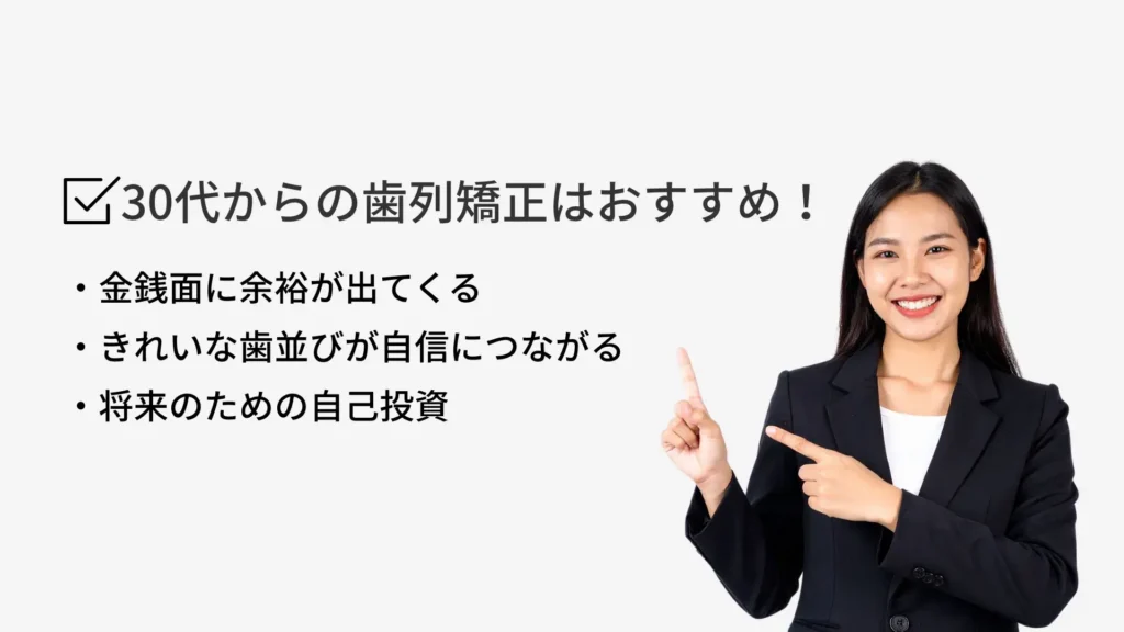 orthodontics-30s-h3-not-delay-reason-3-1024x576 | ルーチェマウスピース矯正歯科 コラム 30代矯正