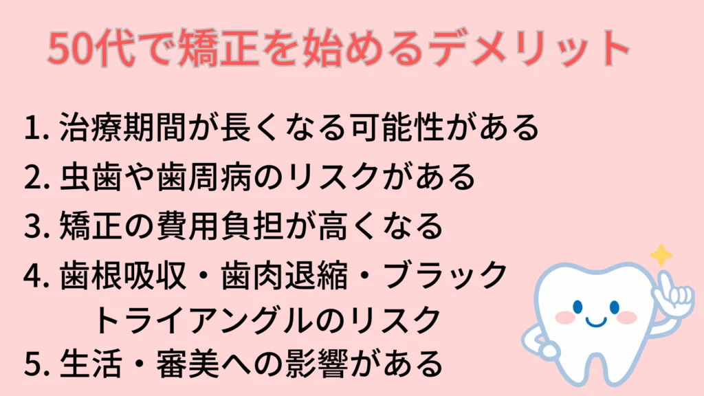 50-orthodontics-4 | ルーチェマウスピース矯正歯科 50代 矯正 デメリット
